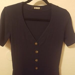 Reformation Cardinal Dress in Navy